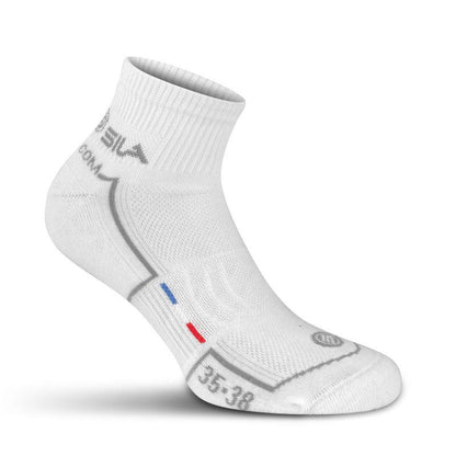 CHAUSSETTES COMFORT SILA - Courtes BLANC / GRIS 2082 A-CHAUSETTES SILA SPORTS 