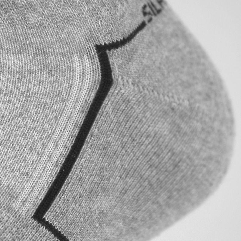 CHAUSSETTES COMFORT SILA - Courtes GRIS / NOIR Référence 2081 - État : Nouveau CHAUSSETTES SILA CLASSICS ! A-CHAUSETTES SILA SPORTS 