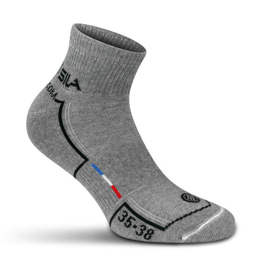 CHAUSSETTES COMFORT SILA - Courtes GRIS / NOIR Référence 2081 - État : Nouveau CHAUSSETTES SILA CLASSICS ! A-CHAUSETTES SILA SPORTS 