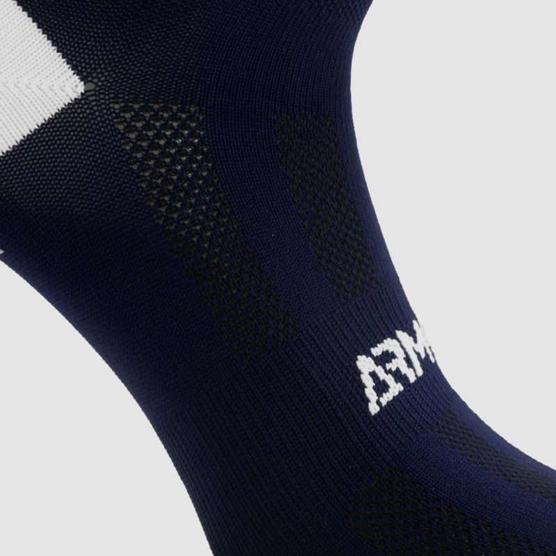 CHAUSSETTES COURTES CYCLISME ARMOS TALISMAN BLEU MARINE A-CHAUSSETTES SILA SPORT 