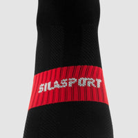 CHAUSSETTES CYCLISME SILASPORT MOZAIK STYLE ROUGE - MI-HAUTES A-CHAUSETTES SILA SPORTS 