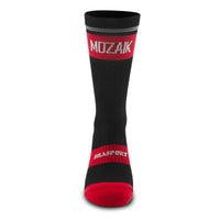 CHAUSSETTES CYCLISME SILASPORT MOZAIK STYLE ROUGE - MI-HAUTES A-CHAUSETTES SILA SPORTS 