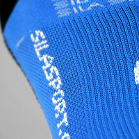 CHAUSSETTES RACING SILA - Mi-hautes BLEU ROYAL / NOIR A-CHAUSSETTES SILA SPORTS 