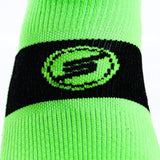 CHAUSSETTES TECHNICS SILA - Mi-hautes VERT FLUO / NOIR 415 A-CHAUSETTES SILA SPORT 