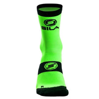 CHAUSSETTES TECHNICS SILA - Mi-hautes VERT FLUO / NOIR 415 A-CHAUSETTES SILA SPORT 