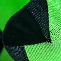 CHAUSSETTES TECHNICS SILA - Mi-hautes VERT FLUO / NOIR 415 A-CHAUSETTES SILA SPORT 