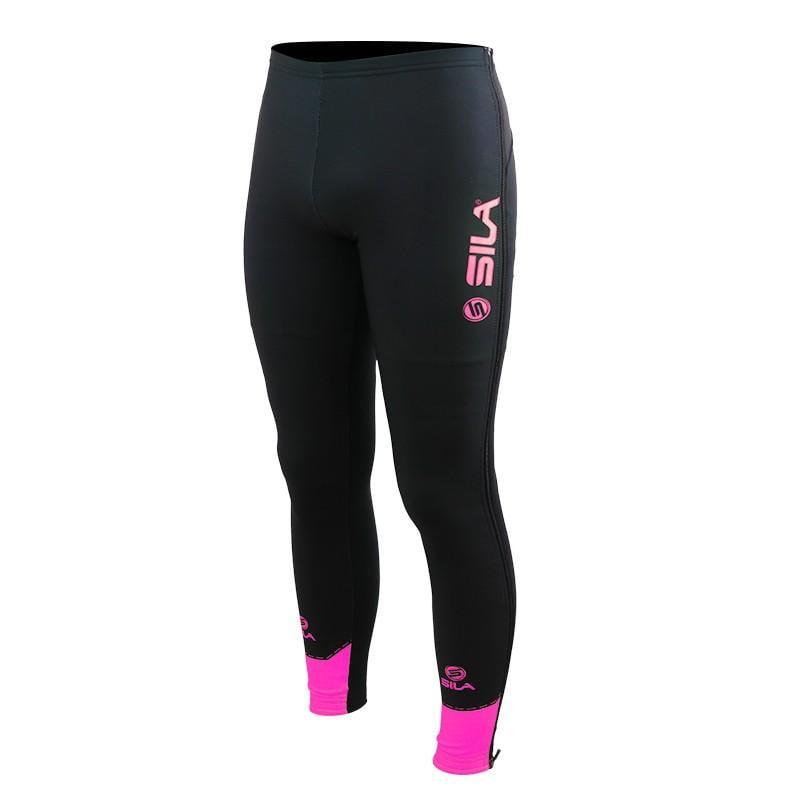 COLLANT D'ÉCHAUFFEMENT ZIP SILA FLUO STYLE 3 ROSE R-VÊTEMENT SILA SPORT 