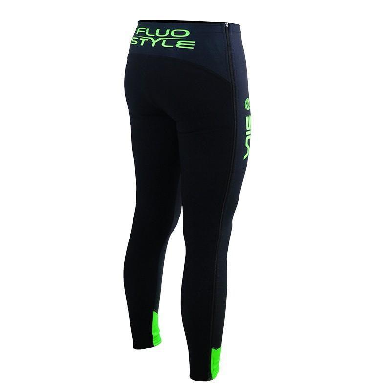 COLLANT D'ÉCHAUFFEMENT ZIP SILA FLUO STYLE 3 VERT R-VÊTEMENT SILA SPORT 