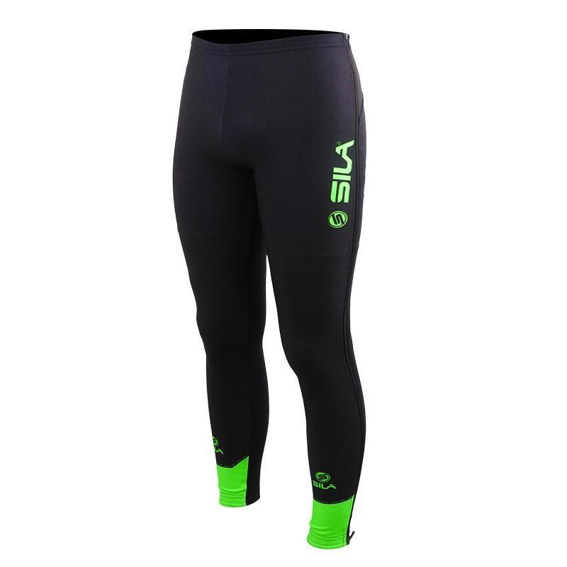 COLLANT D'ÉCHAUFFEMENT ZIP SILA FLUO STYLE 3 VERT R-VÊTEMENT SILA SPORT 