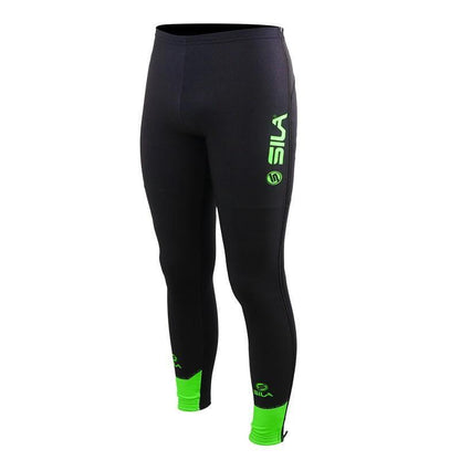 COLLANT D'ÉCHAUFFEMENT ZIP SILA FLUO STYLE 3 VERT R-VÊTEMENT SILA SPORT 