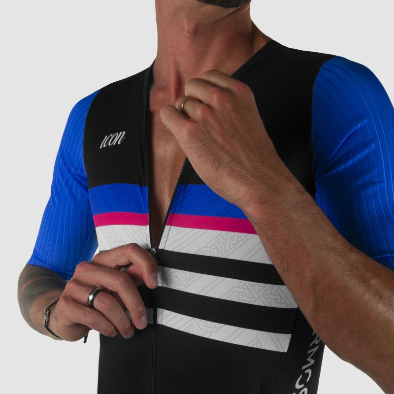 COMBINAISON CYCLISME ARMOS ICON MC BLEU V-COMBINAISON SILA SPORT 