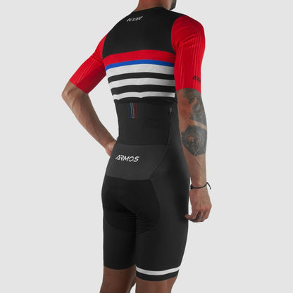 COMBINAISON CYCLISME ARMOS ICON MC ROUGE V-COMBINAISON SILA SPORT 