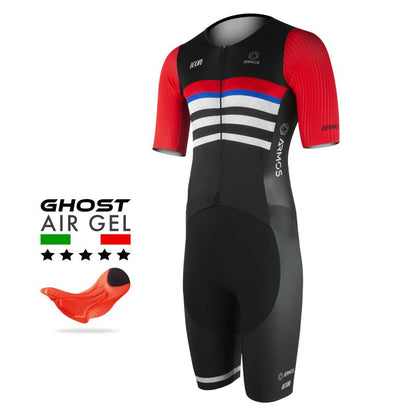 COMBINAISON CYCLISME ARMOS ICON MC ROUGE V-COMBINAISON SILA SPORT ROUGE S 