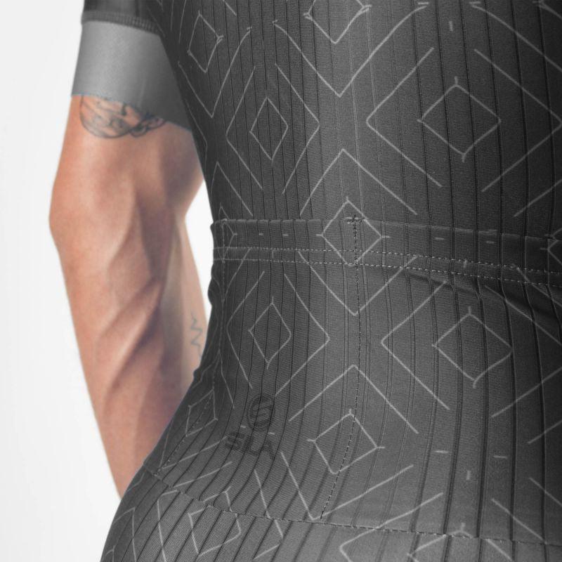 COMBINAISON CYCLISME SILA CLASSY STYLE GRIS MC Référence 2971 - M - Gris V-COMBINAISON SILA SPORTS 