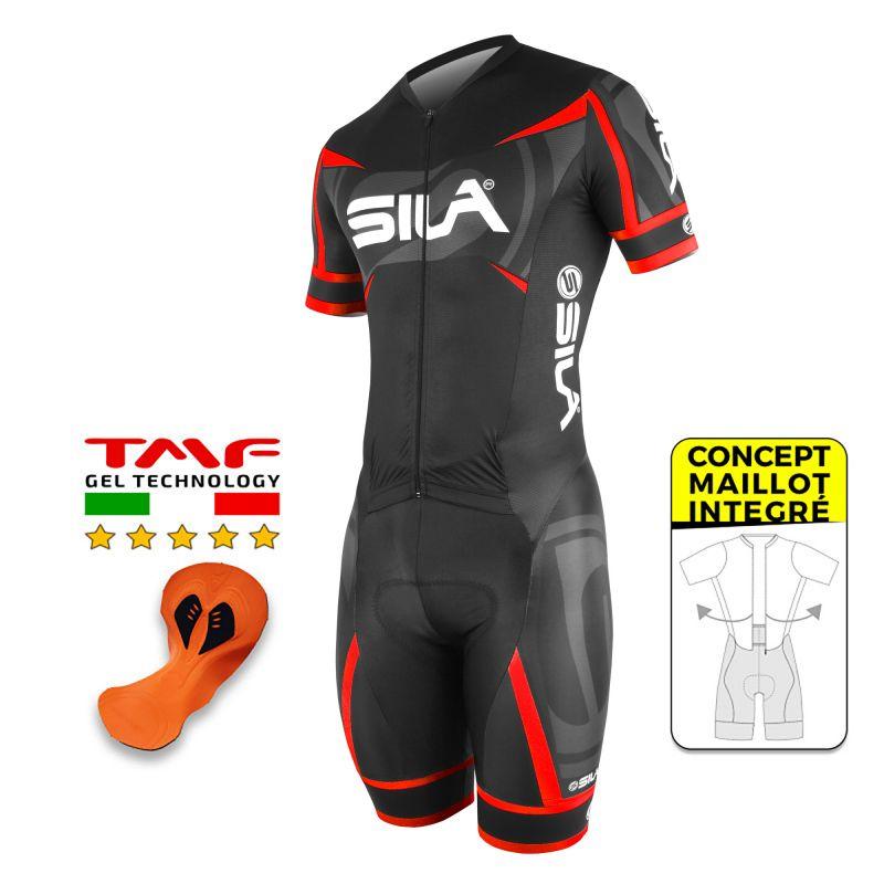 CYCLISME- HOMME COMBINAISONS MANCHES COURTE