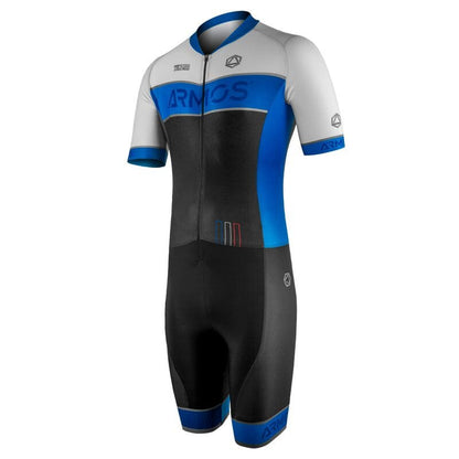 COMBINAISON ROLLER ENFANT ARMOS TALISMAN BLEU MC V-COMBINAISON SILA SPORT 6A BLEU 