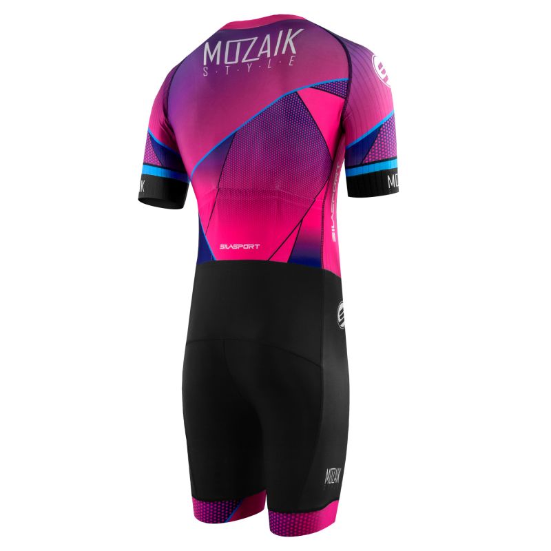 SILASPORT MOZAIK STYLE CHILDREN'S ROLLER SUIT PINK MC 3184