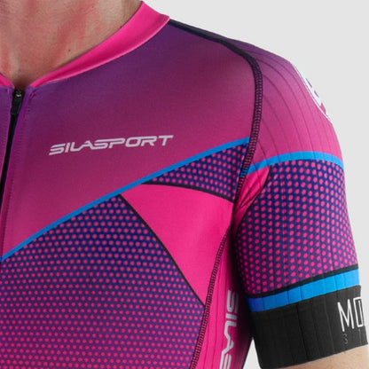 SILASPORT MOZAIK STYLE CHILDREN'S ROLLER SUIT PINK MC 3184