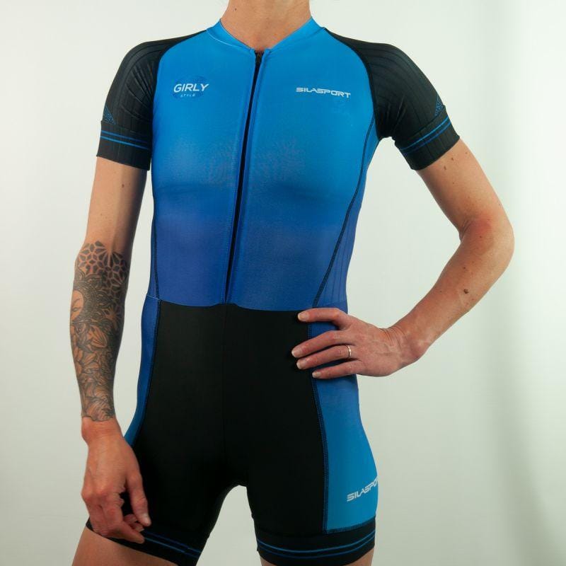 COMBINAISON ROLLER FEMME SILASPORT GIRLY STYLE VIOLET V-COMBINAISON SILA SPORTS 