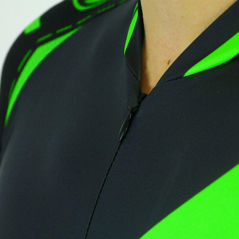 COMBINAISON ROLLER SILA FLUO STYLE 3 VERT - Manches Longues 2474 V-COMBINAISON SILA SPORT 