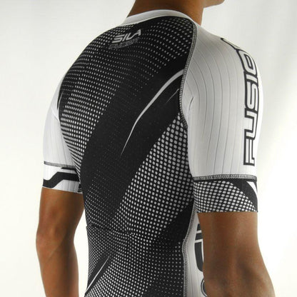 COMBINAISON ROLLER SILA FUSION BLANC - MANCHES COURTES - Manches courtes 2314 V-COMBINAISON SILA SPORT 