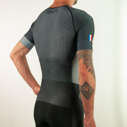 COMBINAISON ROLLER SILASPORT ELITE AERO CLASSY STYLE GRIS MC V-COMBINAISON SILA SPORTS 