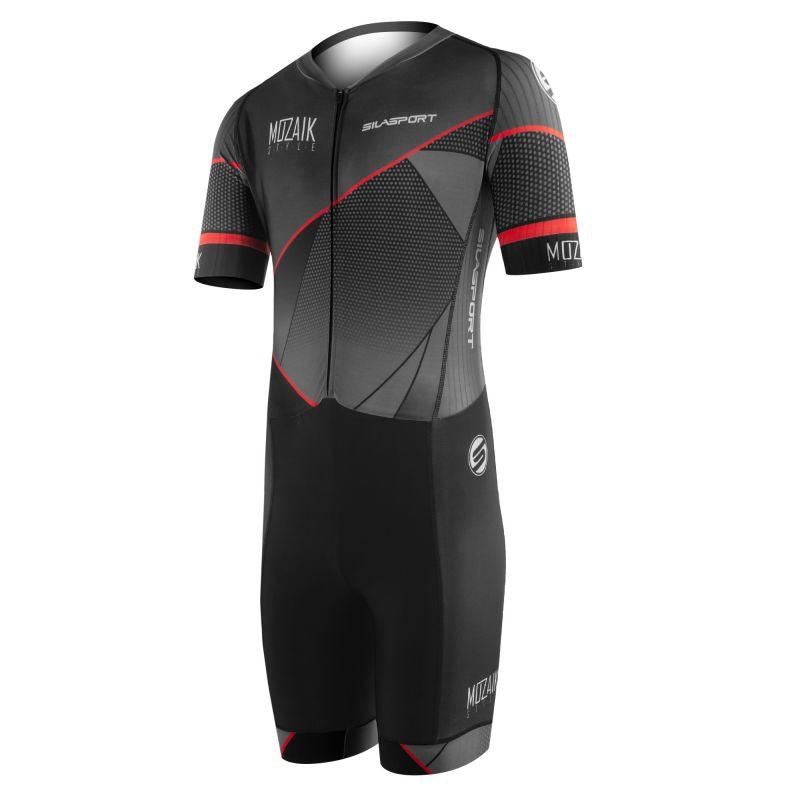 COMBINAISON ROLLER SILASPORT MOZAIK STYLE GRIS V-COMBINAISON SILA SPORTS XS 