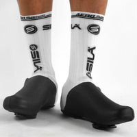 COUVRE CHAUSSURES PRO AERO SILA Lycra - Blanc 2427 A-COUVRE CHAUSSURES SILA SPORT 