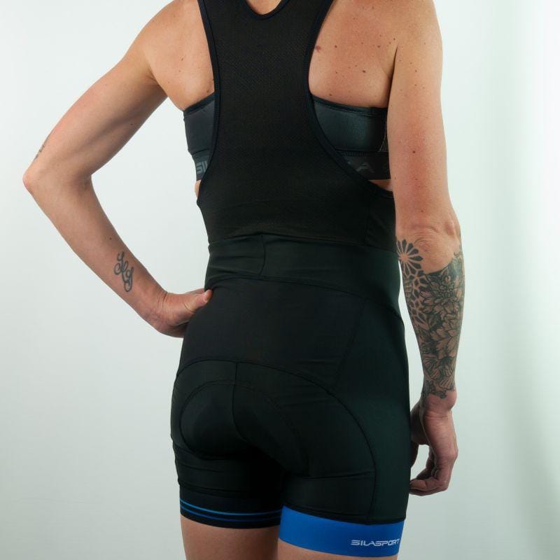 CUISSARD CYCLISME FEMME EVO SILASPORT GIRLY STYLE VIOLET V-CUISSARD SILA SPORTS 