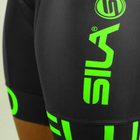 CUISSARD CYCLISME SILA FLUO STYLE 3 VERT - 1235 V-CUISSARD SILA SPORT 