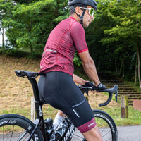 CUISSARD CYCLISME SILA GRAVEL STYLE – GRENAT Référence 2918 - - Rouge/GRENAT V-CUISSARD SILA SPORT 