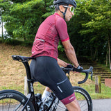 CUISSARD CYCLISME SILA GRAVEL STYLE – GRENAT Référence 2918 - - Rouge/GRENAT V-CUISSARD SILA SPORT 
