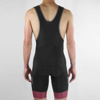 CUISSARD CYCLISME SILA GRAVEL STYLE – GRENAT Référence 2918 - - Rouge/GRENAT V-CUISSARD SILA SPORT 