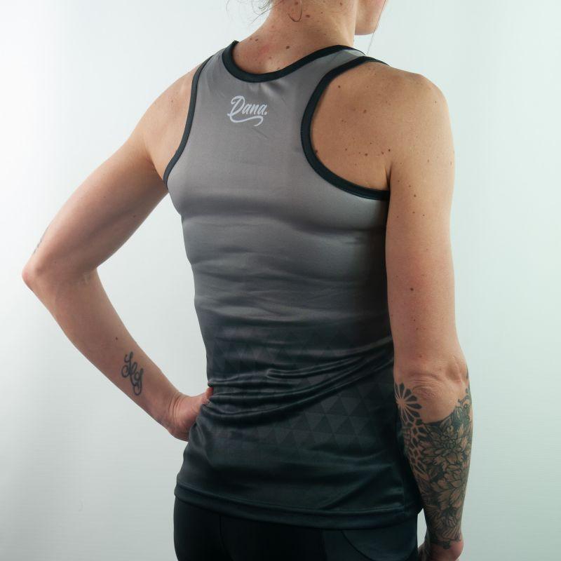 DEBARDEUR RUNNING FEMME ARMOS DANA GRIS T-DÉBARDEUR SILA SPORTS 