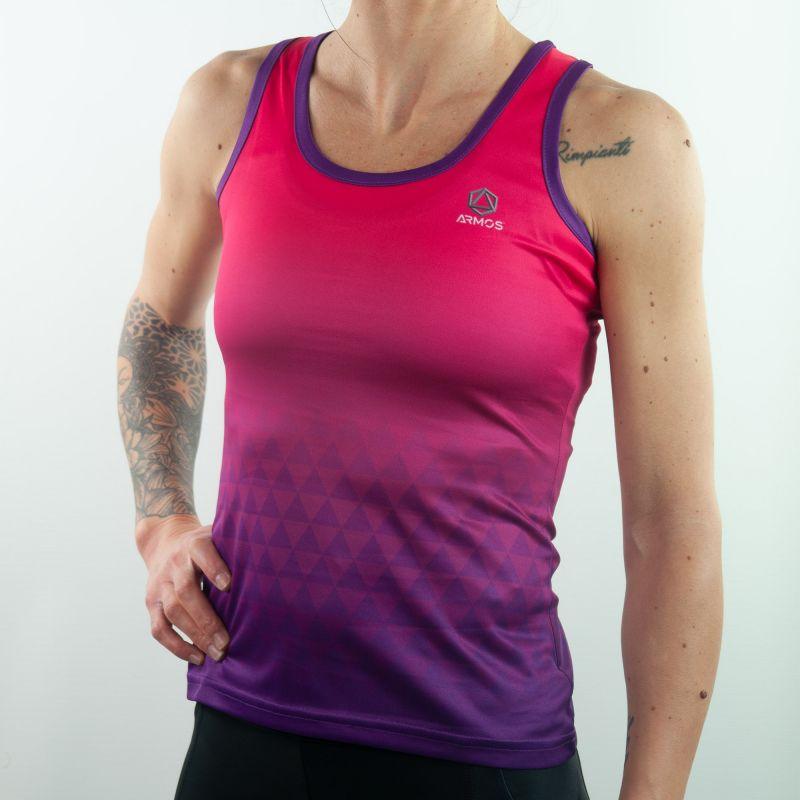 DEBARDEUR RUNNING FEMME ARMOS DANA ROSE T-DÉBARDEUR SILA SPORTS 