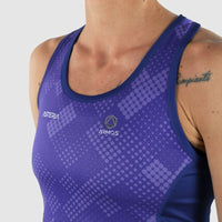 DÉBARDEUR RUNNING FEMME PERFO ARMOS ASTÉRIA VIOLET V-DÉBARDEUR SILA SPORTS 
