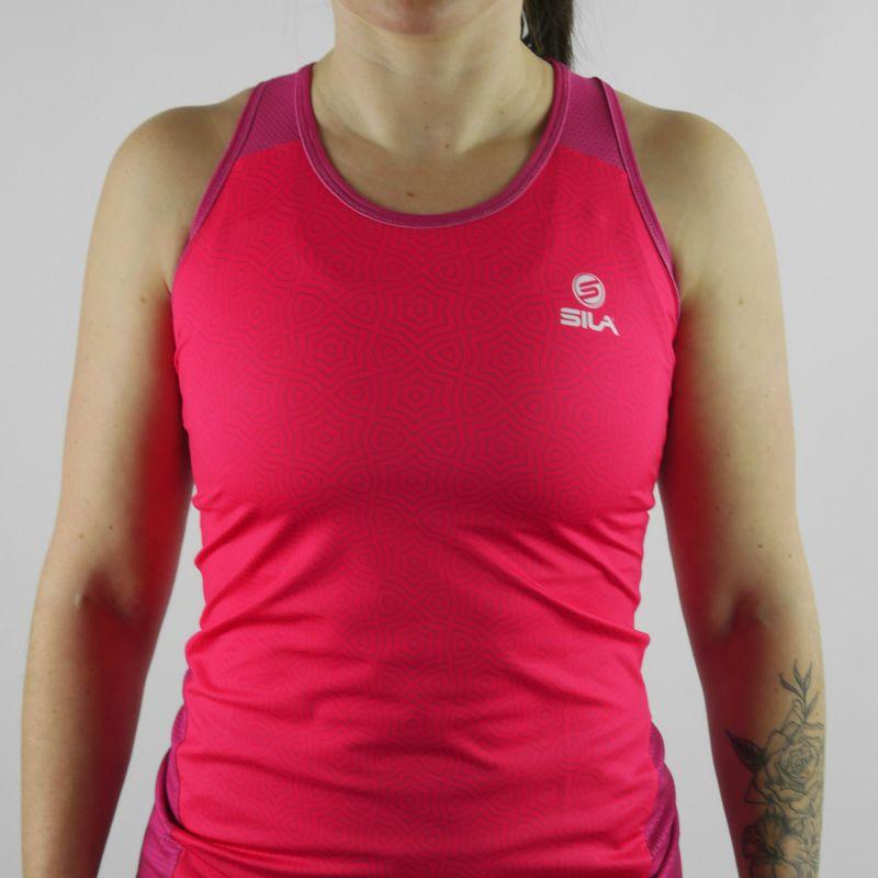 DÉBARDEUR RUNNING FEMME - SILA AZALEA - ROSE T-DÉBARDEUR SILA SPORTS 