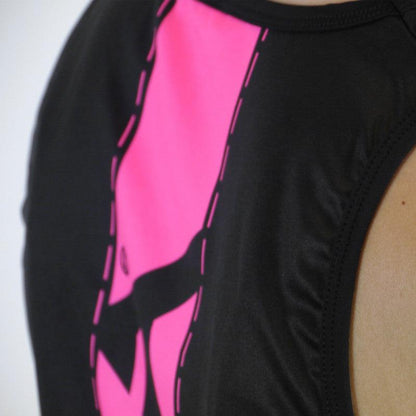 DÉBARDEUR RUNNING FEMME - SILA FLUO STYLE 3 ROSE 1711 T-DÉBARDEUR SILA SPORT 