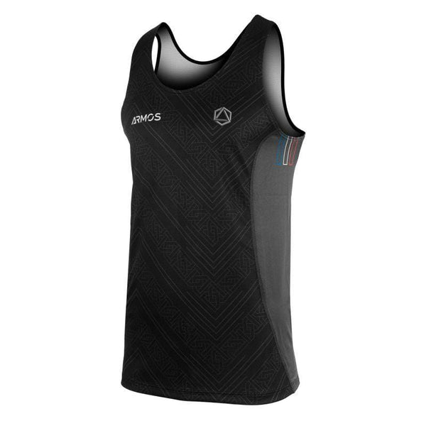 DÉBARDEUR RUNNING HOMME PERFO ARMOS LEGEND NOIR T-DÉBARDEUR SILA SPORTS XS NOIR 