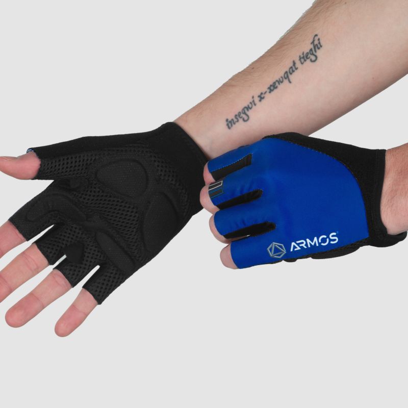 ARMOS MTB GRAVEL GEL+ SHORT GLOVES NAVY BLUE 3350