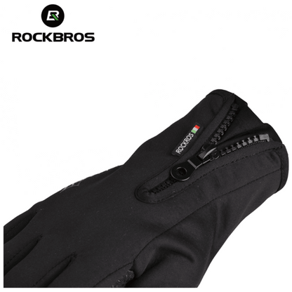 GANTS LONG MTB ROCKBROS - ZIP THERMIQUE Bleu Marine Référence 1595 A-GANTS LONG SILA SPORT 