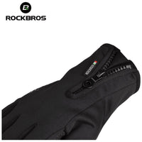 GANTS LONG MTB ROCKBROS - ZIP THERMIQUE Bleu Référence 1400 - - Bleu A-GANTS LONG SILA SPORT 
