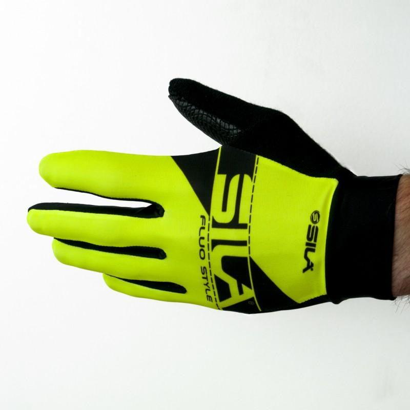 GANTS LONG MTB SILA - FLUO STYLE 3 Jaune 1070 A-GANTS LONG SILA SPORT 