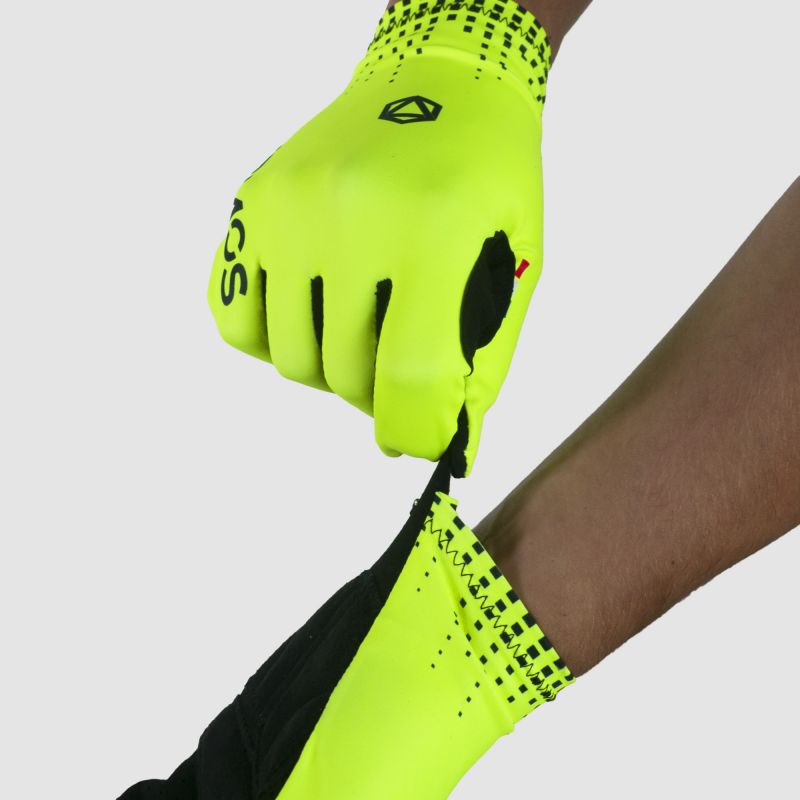 LONG ARMOS MID-SEASON GEL+ FLUO YELLOW GLOVES 3533