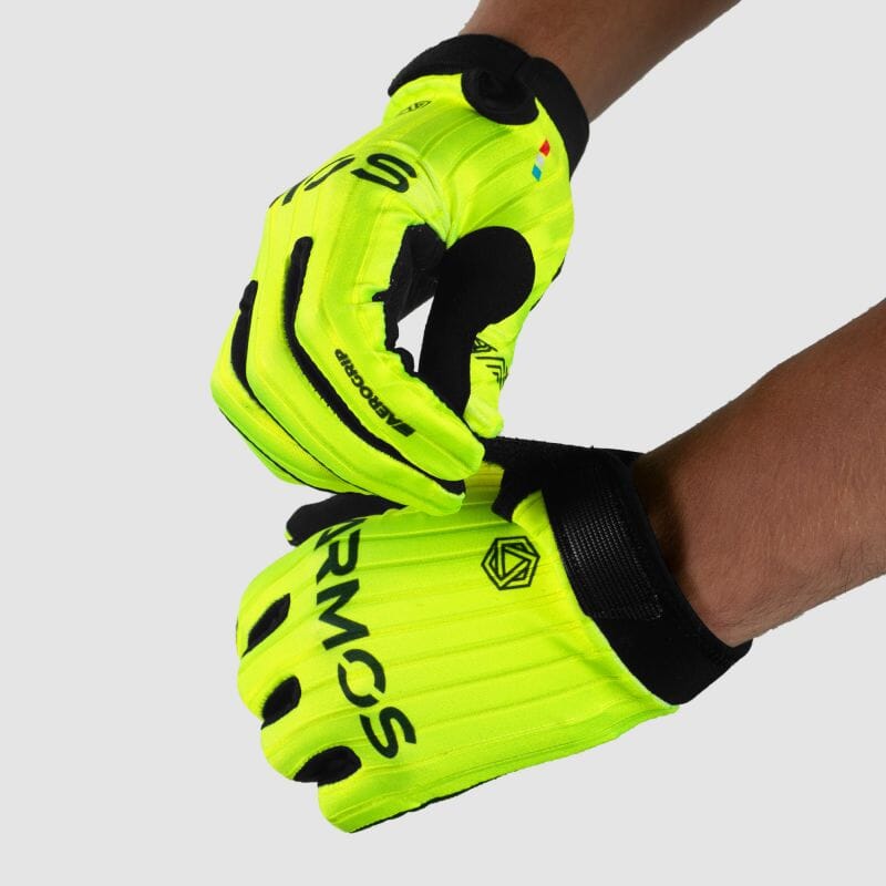 GANTS LONGS ARMOS PRO AEROGRIP JAUNE FLUO A-GANTS LONG SILA SPORT 