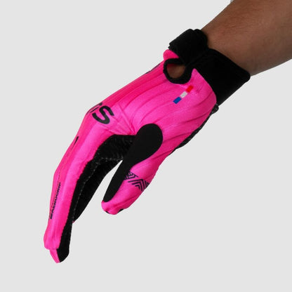 GANTS LONGS ARMOS PRO AEROGRIP ROSE FLUO A-GANTS LONG SILA SPORT 