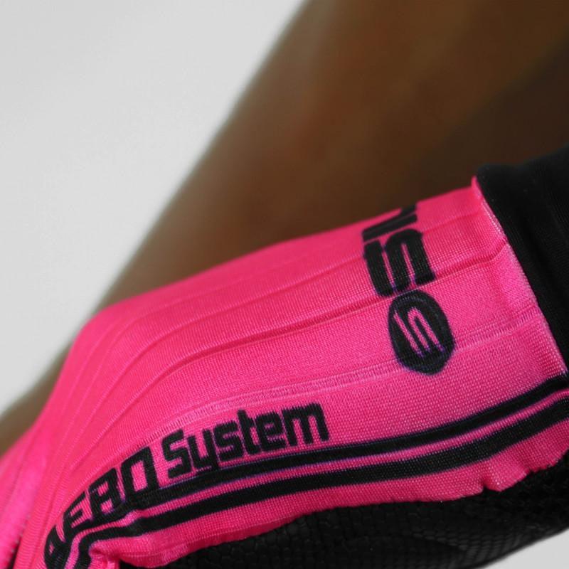 GANTS LONGS PRO AERO SILA - ROSE FLUO 1656 A-GANTS LONG SILA SPORT 