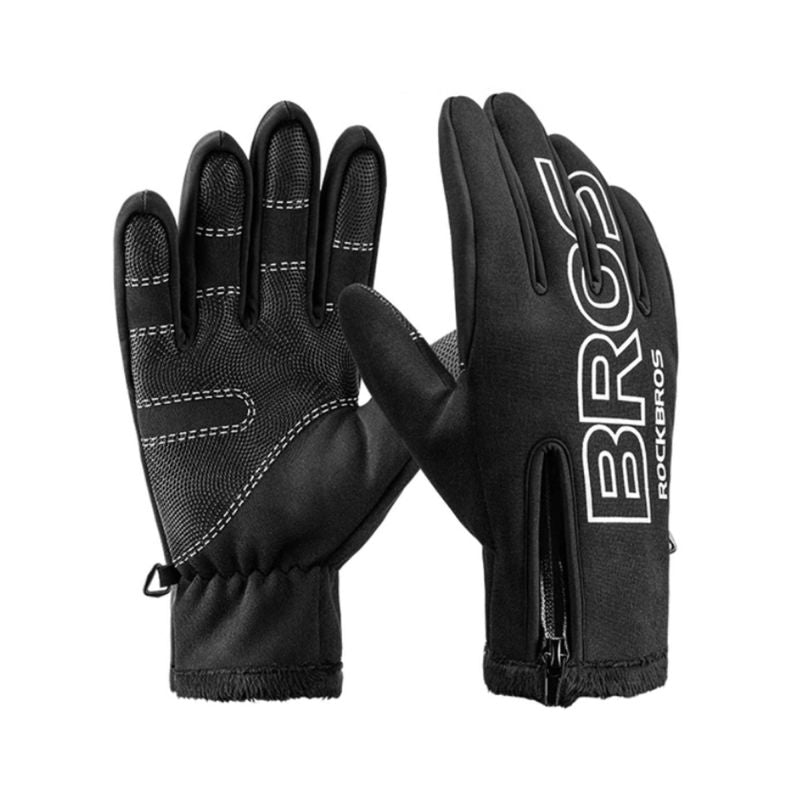 ROCKBROS SNOW LONG THERMAL GLOVES - BLACK 2784