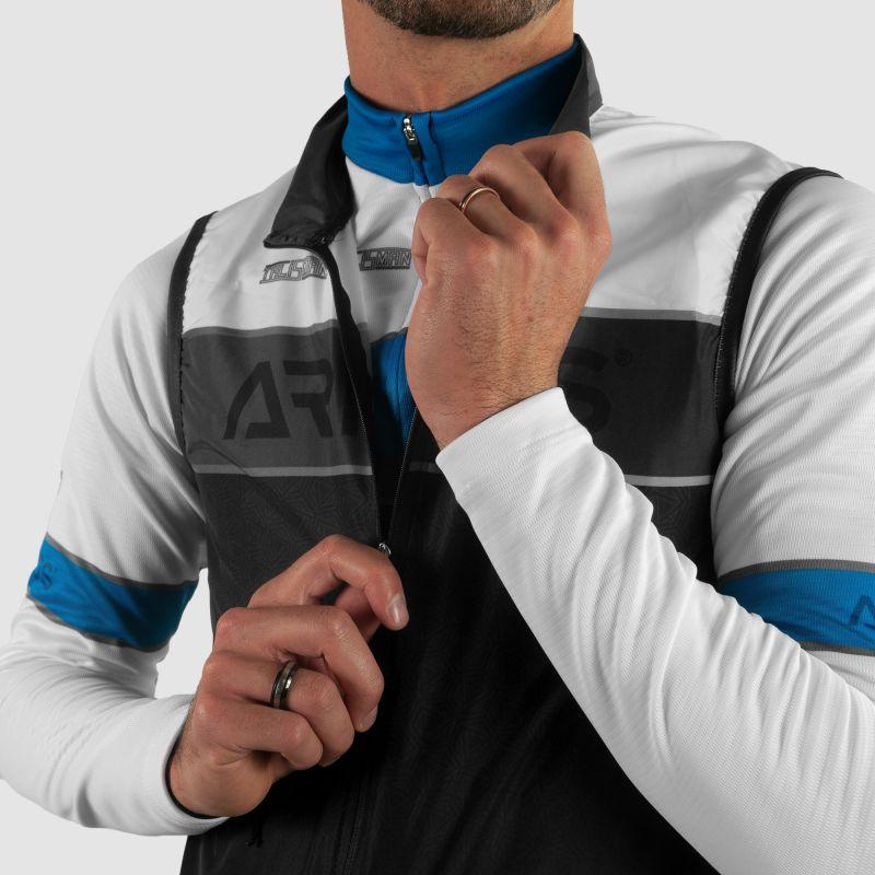 GILET COUPE VENT COMPACT ARMOS TALISMAN BLEU V-GILET SILA SPORT 
