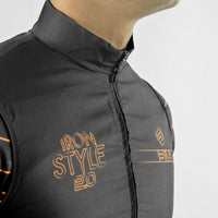 GILET COUPE VENT SILA IRON STYLE 2.0 ORANGE - 2753 V-VESTE SILA SPORTS 